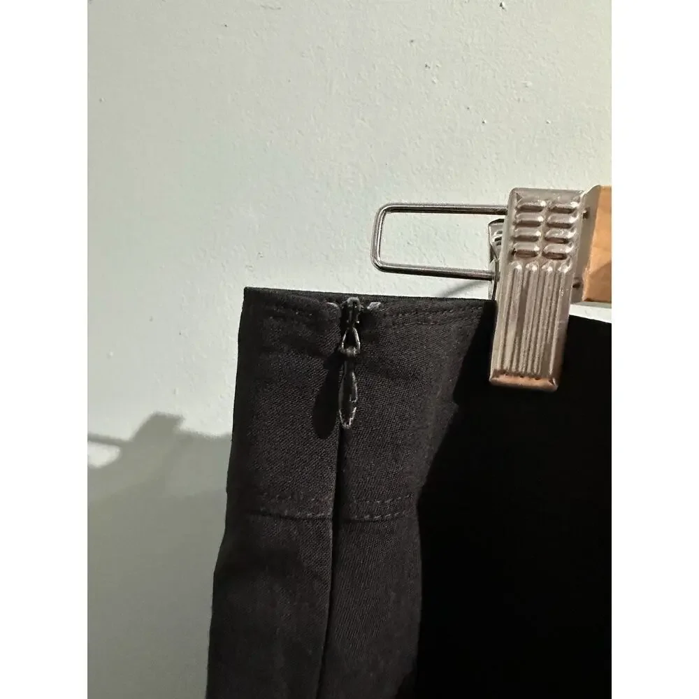 Burberry London Black Wool Mini Pencil Skirt Size 6 - Picture 6 of 8